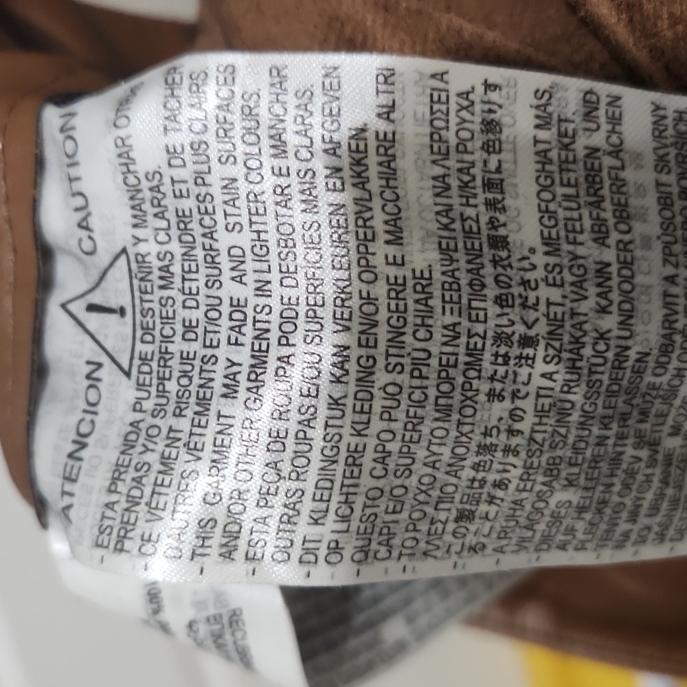 NWOT Zara Brown A-Line Vegan Leather Skirt - Picture 8 of 8